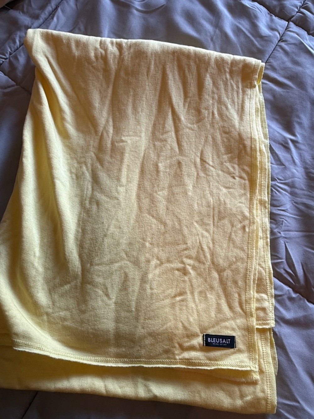 Bleusalt Lightweight Yellow 1yard Wrap